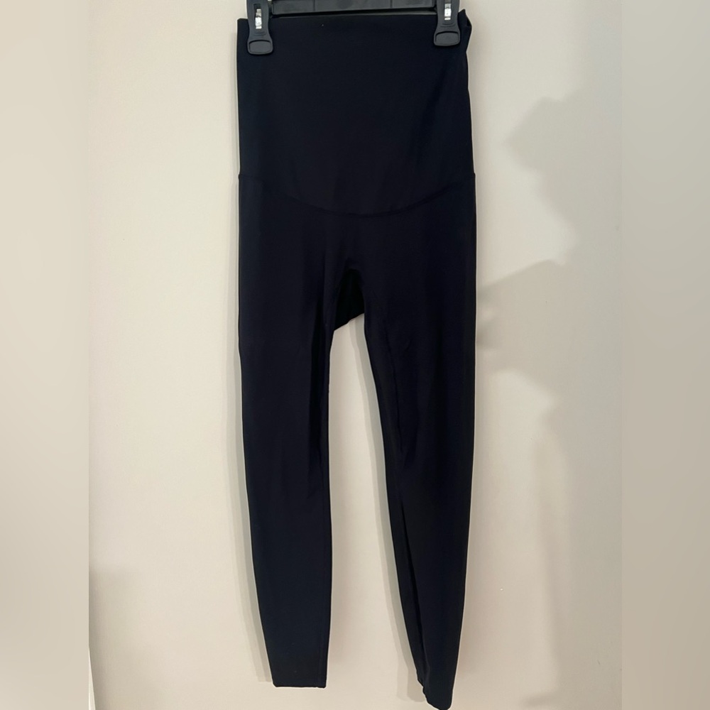 Maternity Clothes Best  Pregnancy Postpartum Leggings Over The Belly Active Wear - Picture 5 of 7